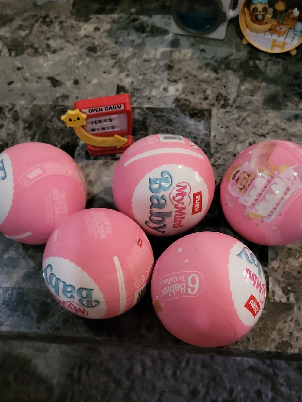 My Mini Baby Happy Birthday - Set Of 5